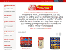 Tablet Screenshot of cincydirect.com
